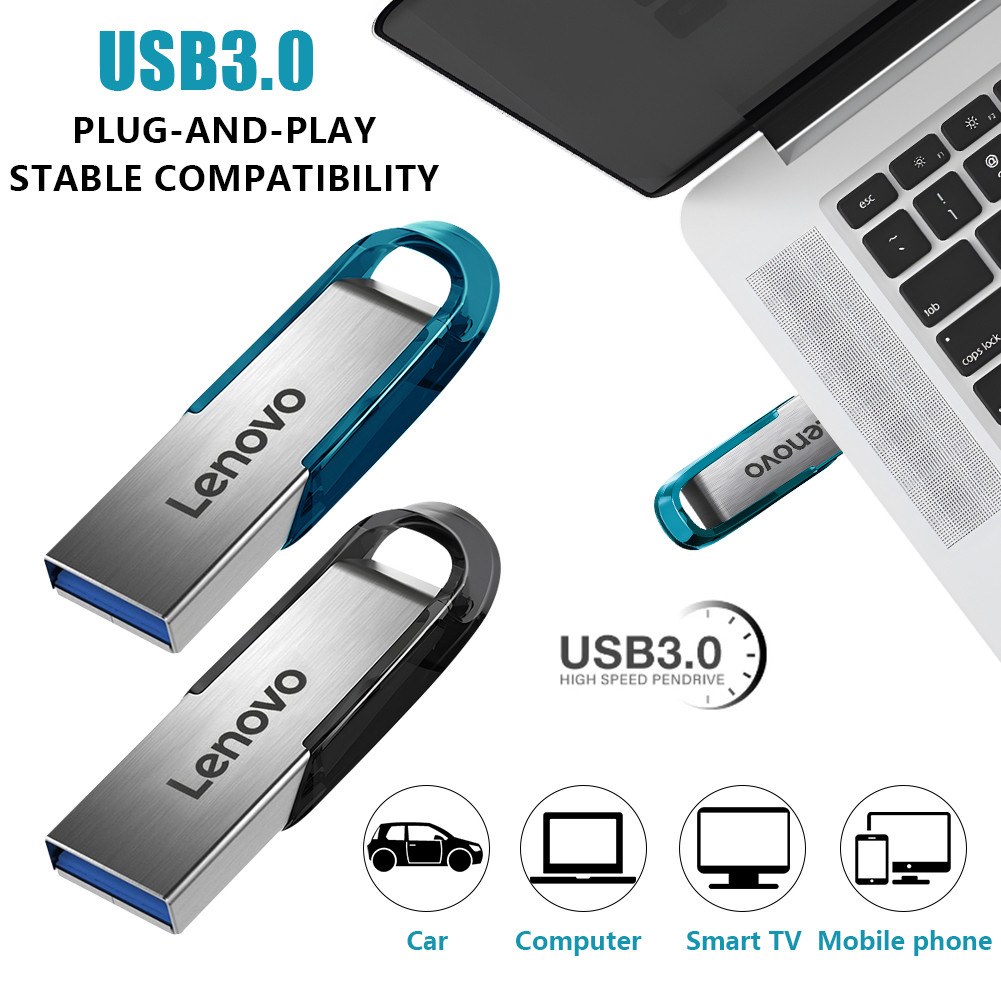 Memory Card Ssd - Lenovo 128GB USB-stick Flash Mini Metal
