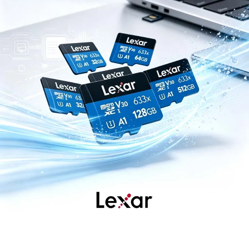 Memory Card Ssd - Lexar High-Performance geheugenkaart 633x BLUE-serie MicroSDHC
