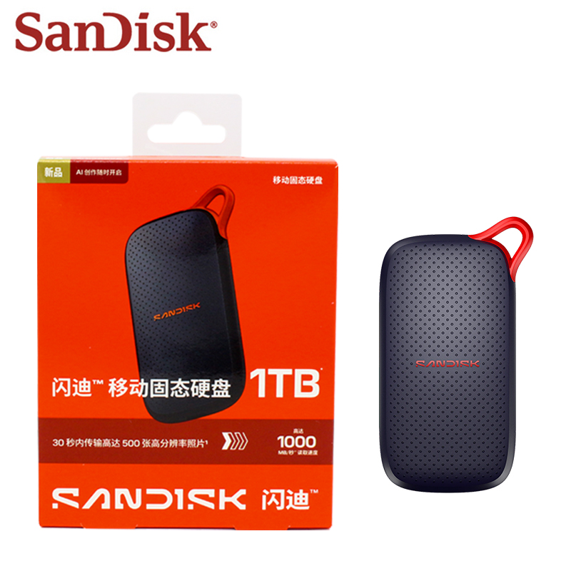 Originele SANDISK draagbare SS - Ssd 500Gb recensie en prijs