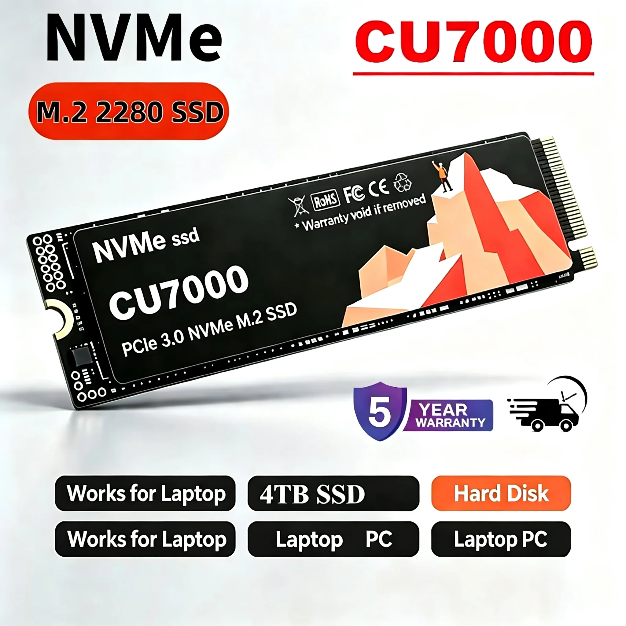 CU7000 SSD M.2 NVMe interne so - Ssd 500Gb recensie en prijs