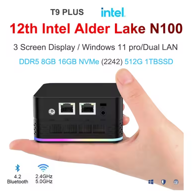 Mini PC T9 Pro Intel Alder Lak - Ssd 1Tb recensie en prijs