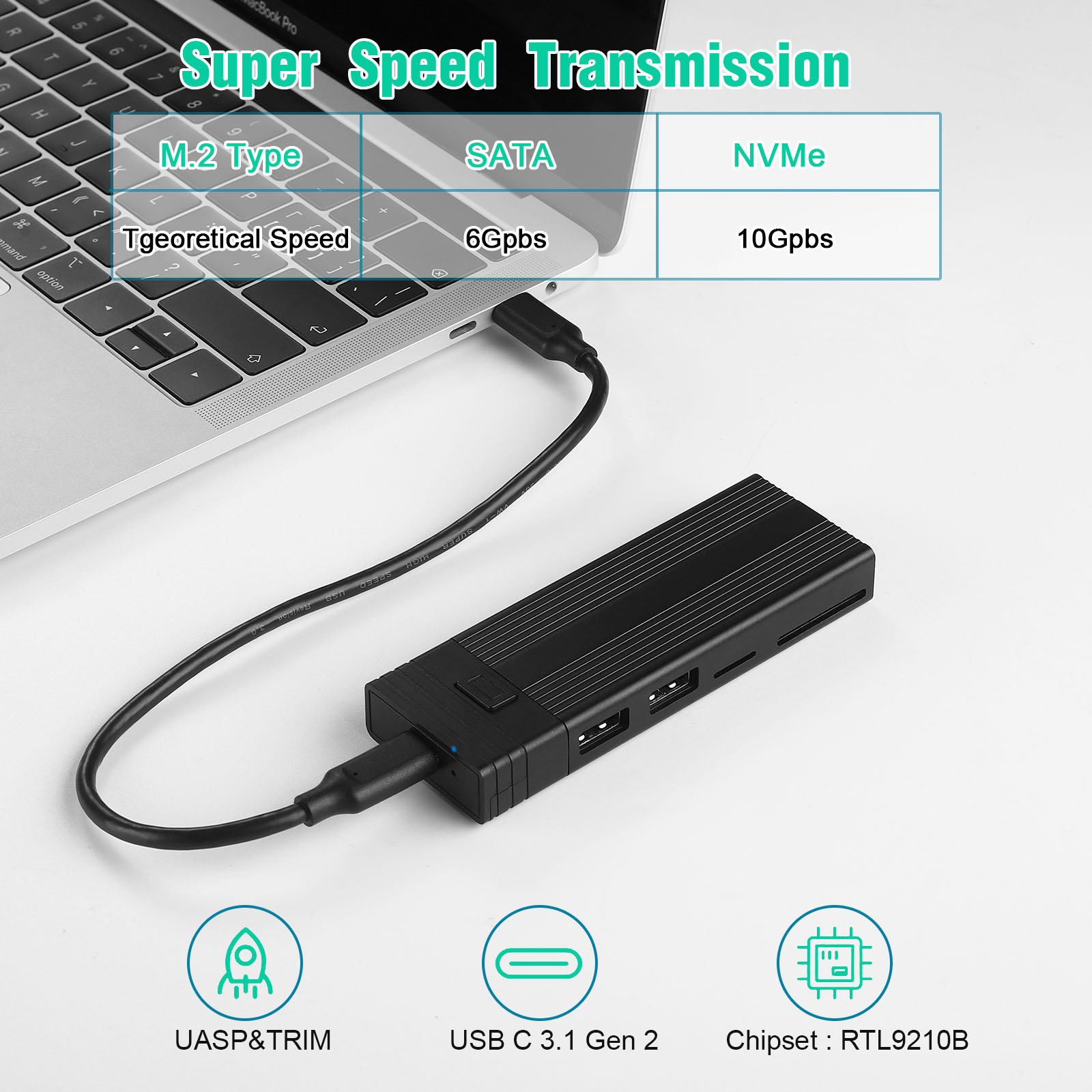 KEBIDUMEI M.2 NVMe NGFF SATA S - Memory Card Ssd recensie en prijs