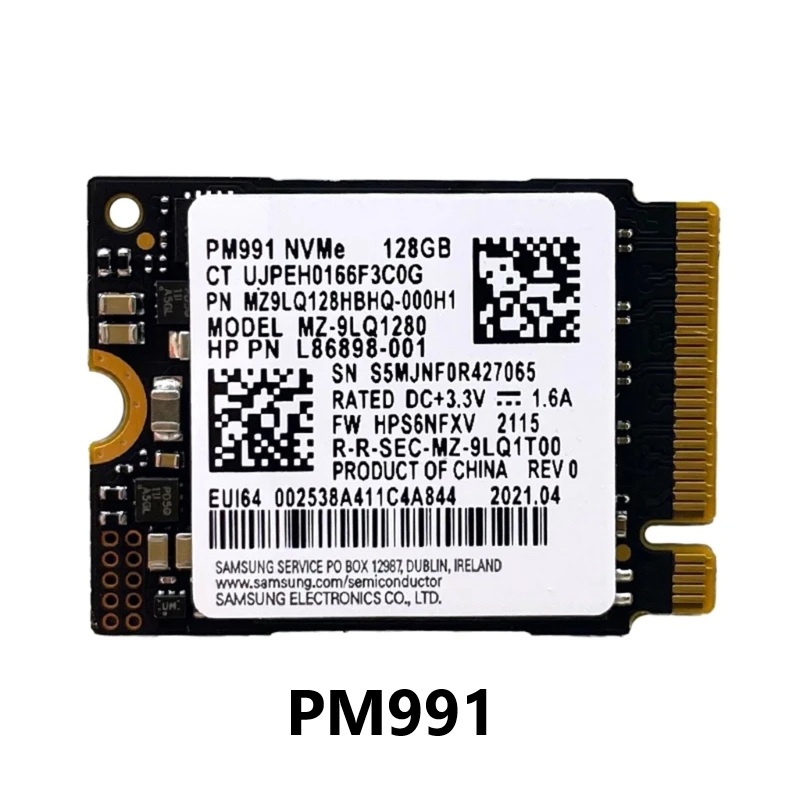 Samsung M.2 2230 SSD PM991a 1T - Samsung Ssd recensie en prijs