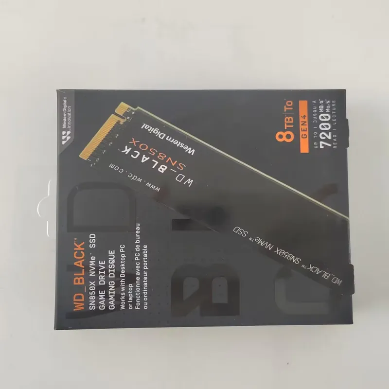 Nieuwe WD_BLACK SN850X 8TB NVM - M.2 Ssd recensie en prijs